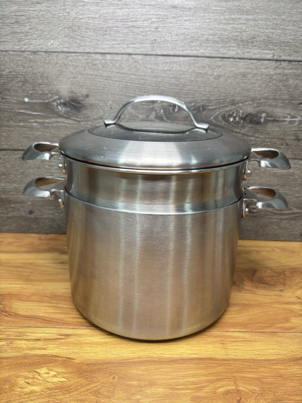 SCANPAN Impact Stainless Steel 7.5 Qt Multipot & Steamer Set w/Lid Denmark